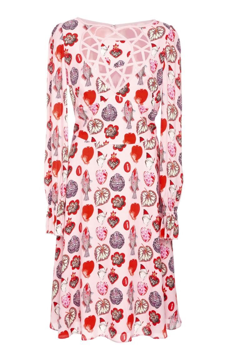 Temperley London Elixir Long Sleeve Dress