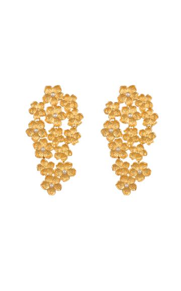 Moda Operandi Valre Gold-plated Phlox Earrings