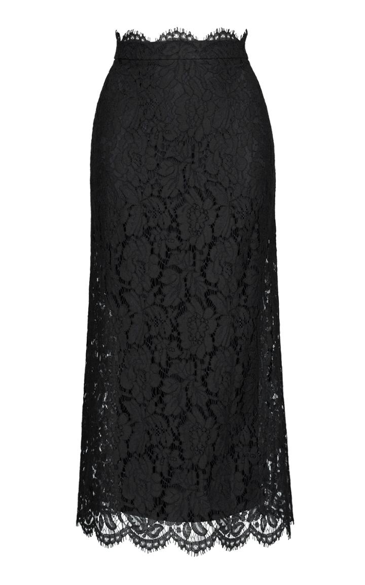 Rasario High Waist Lace Skirt