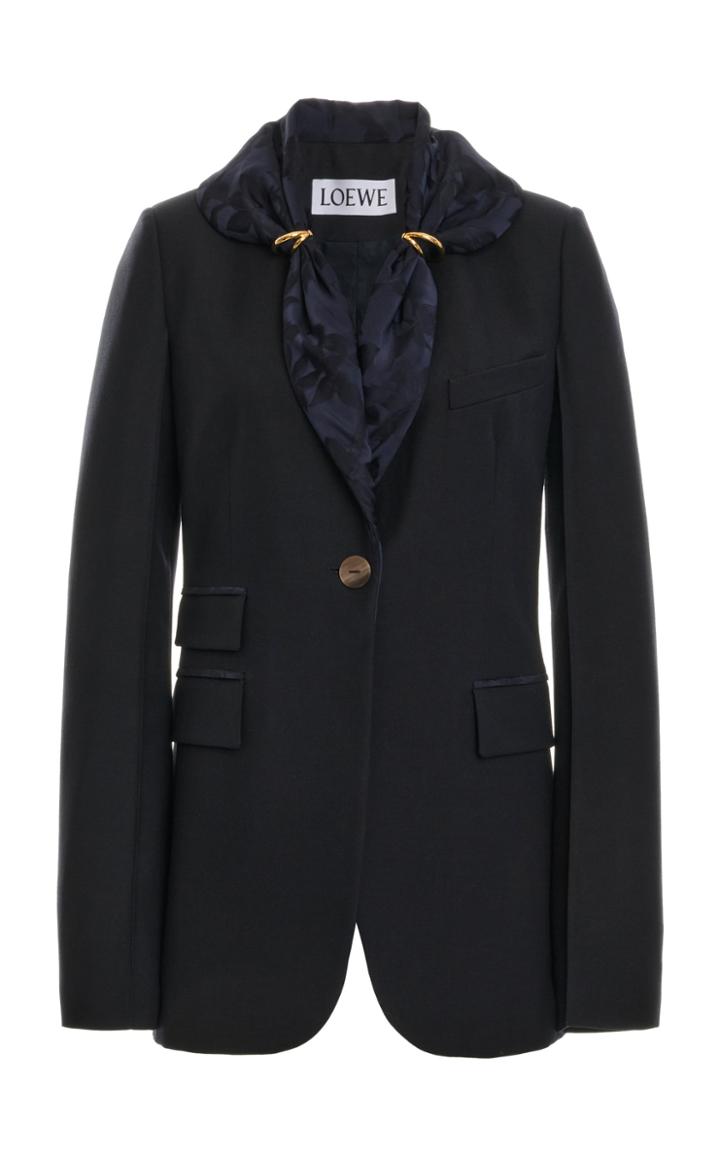 Moda Operandi Loewe Satin-lapel Blazer