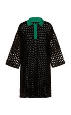 3.1 Phillip Lim Short Sleeve Chunky Open Knit Polo
