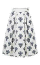 Lena Hoschek Poseidon Pleated A-line Skirt