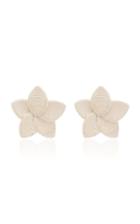Rebecca De Ravenel Frangipani Corded Silk-blend Earrings