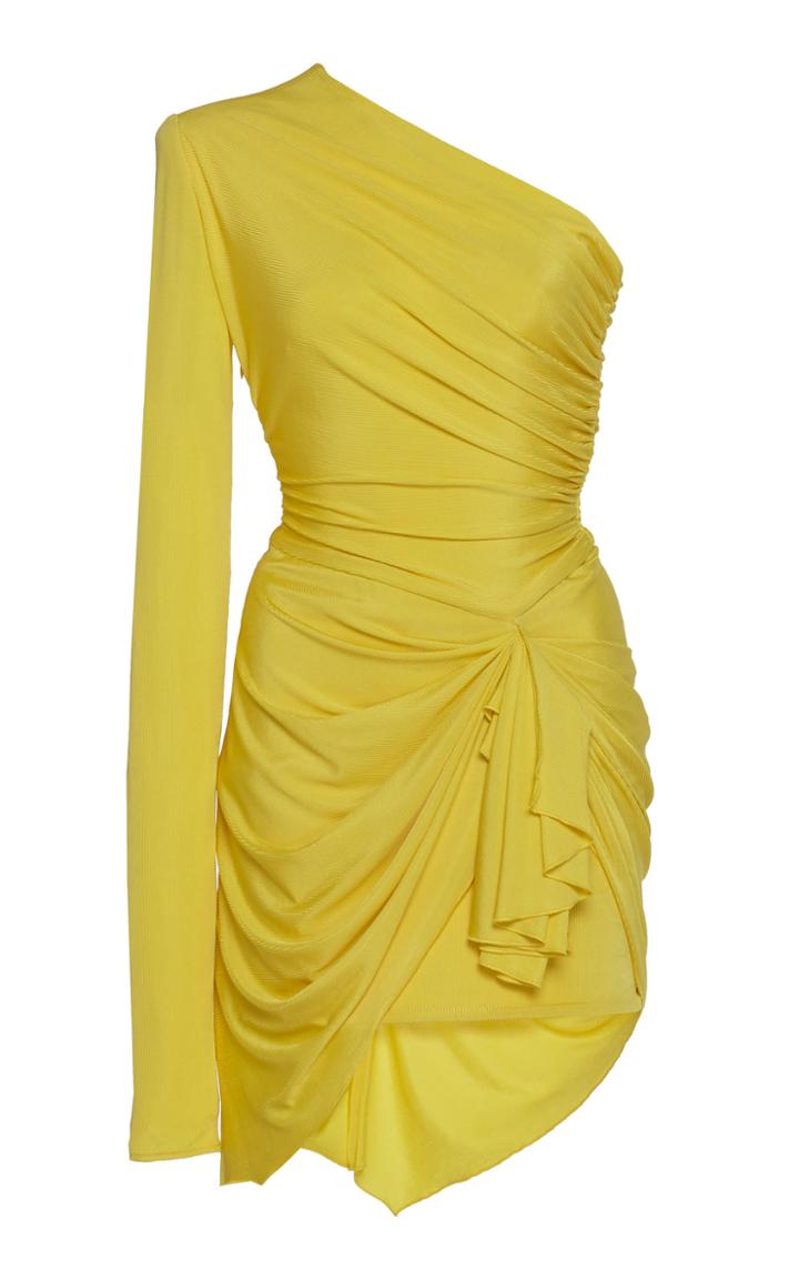 Alexandre Vauthier One-shoulder Jersey Dress