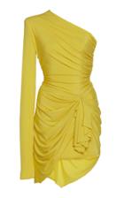 Alexandre Vauthier One-shoulder Jersey Dress