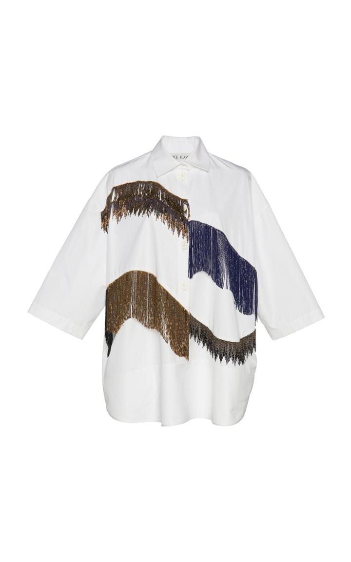 Dice Kayek Embellished Oversized Shirt