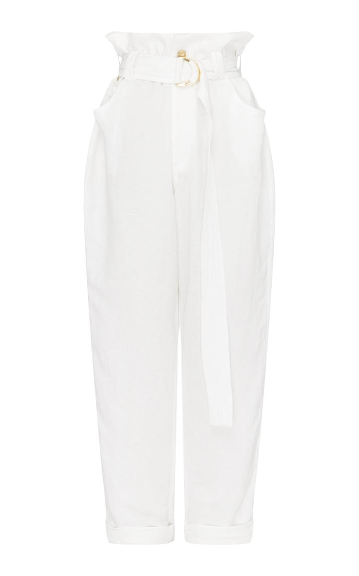 Aje Belted Linen Jeans