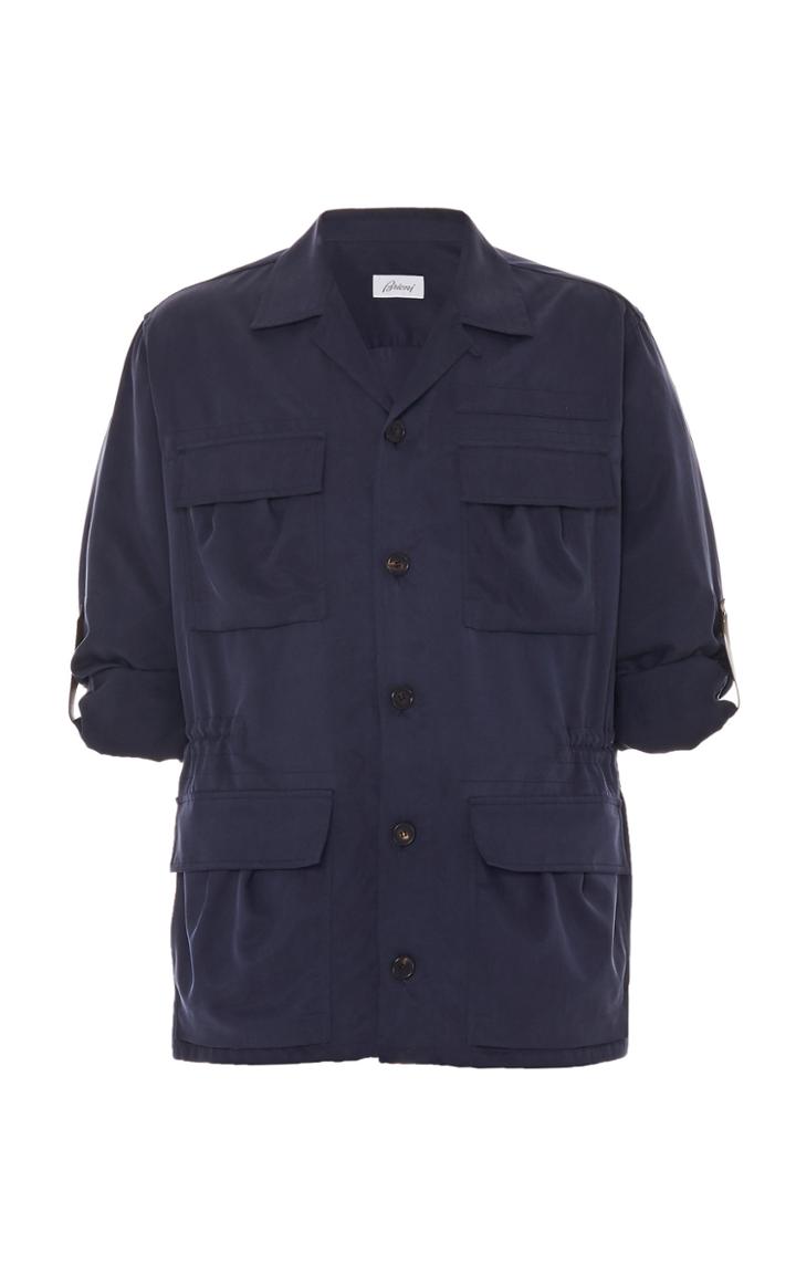 Brioni Long Sleeve Boxy Fit Shirt