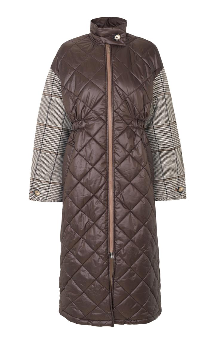 Moda Operandi Baum Und Pferdgarten Deadra Two-tone Shell-cady Coat