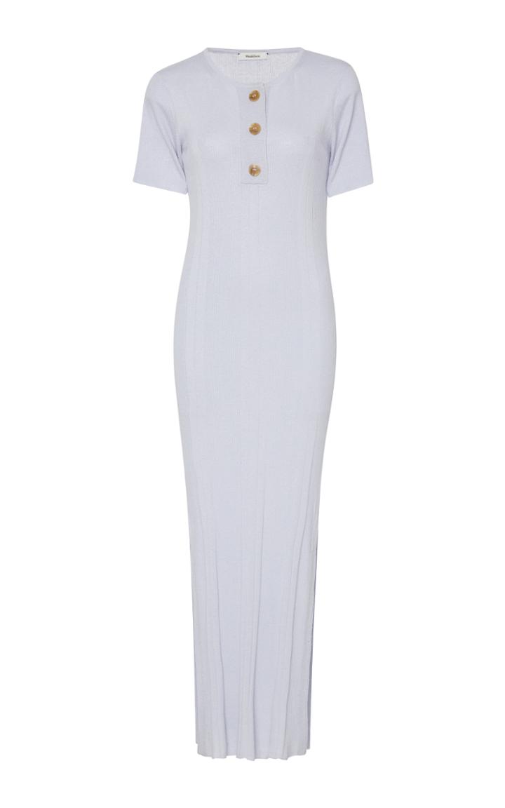 Wendelborn Ribbed Wool And Silk-blend Dress