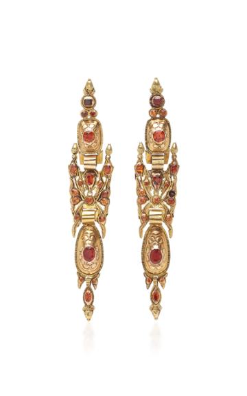 Jill Heller Vintage Victorian Gold Earrings