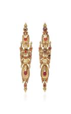 Jill Heller Vintage Victorian Gold Earrings