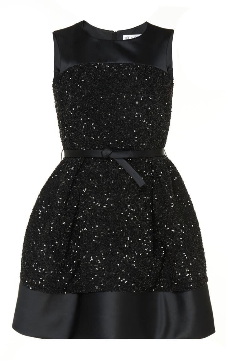 Dice Kayek Sequin Embroidered A-line Dress