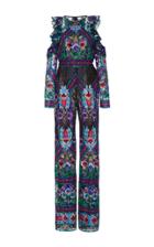 Naeem Khan Sequin Embroidered Jumpsuit