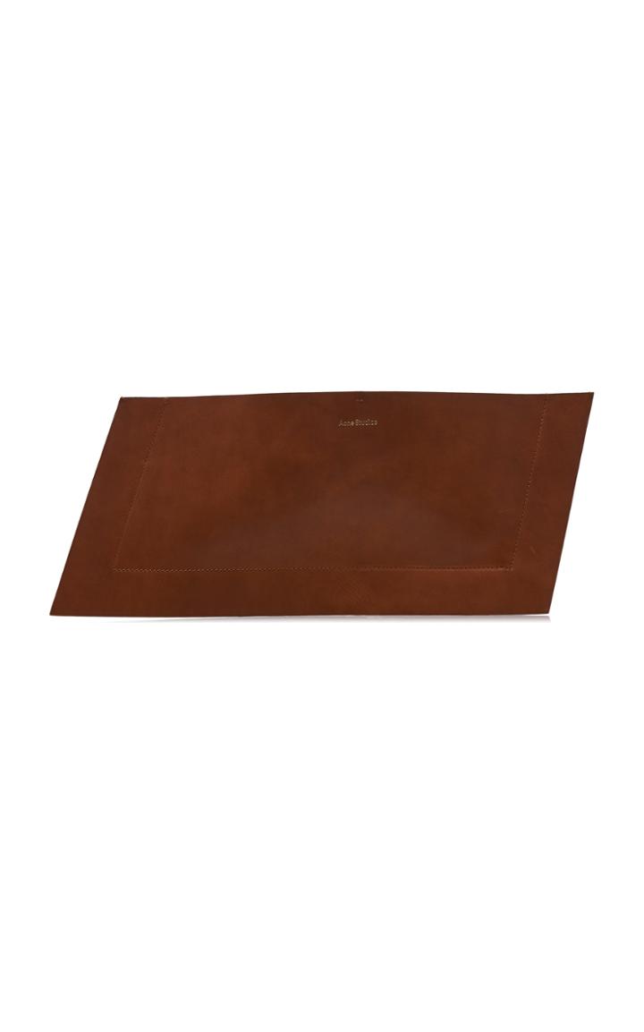 Moda Operandi Acne Studios Arina Oversized Leather Clutch