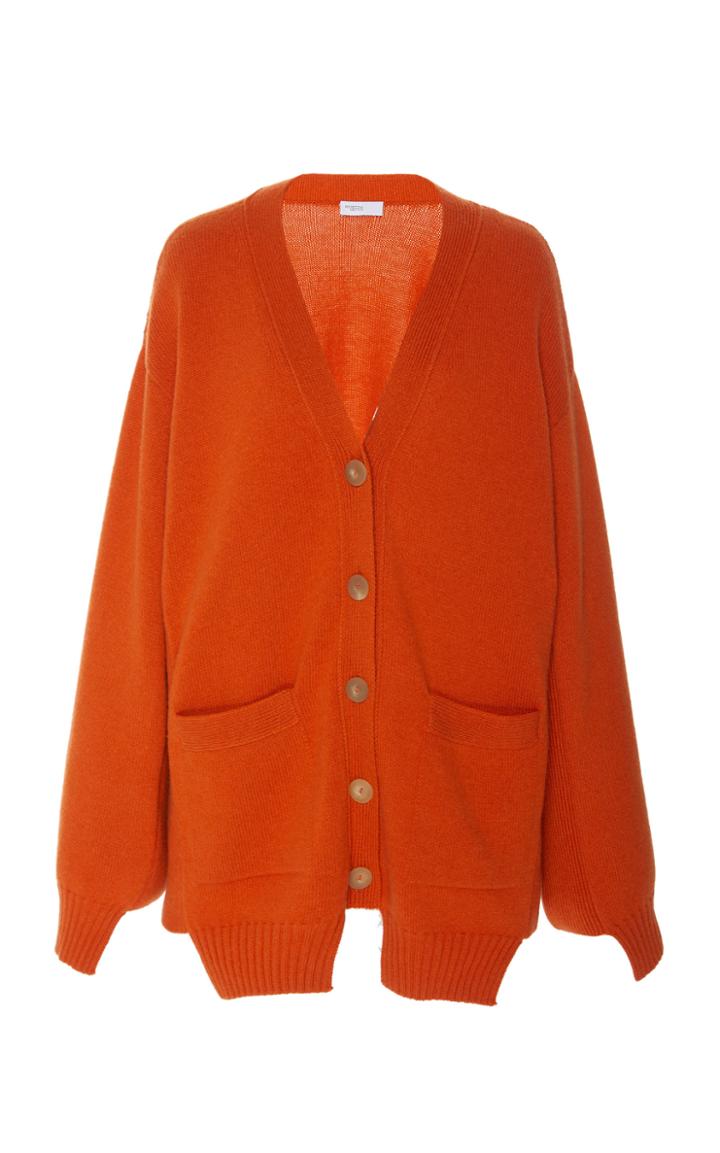 Rosetta Getty Oversized Wool-blend Cardigan