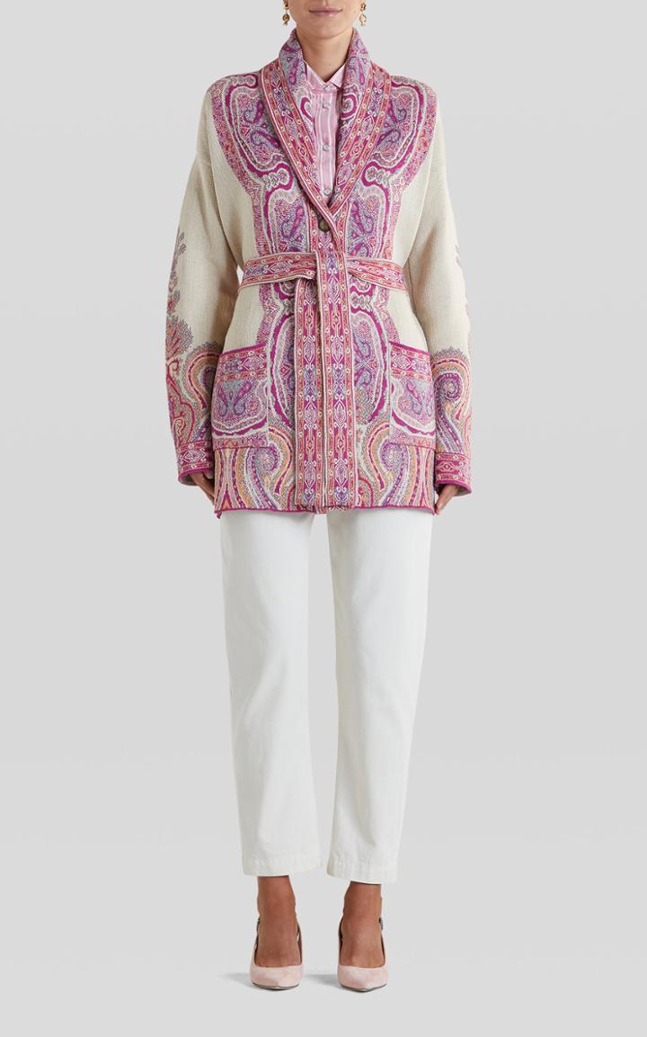 Moda Operandi Etro Silk Printed Cardigan