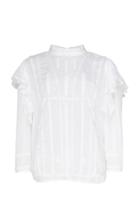 Isabel Marant Toile Anny Ruffled Cotton-voile Top