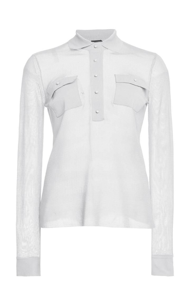Moda Operandi Tom Ford Cotton-blend Knit Shirt