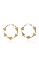 Moda Operandi Pamela Love Multi Anemone 14k Gold-plated Hoops