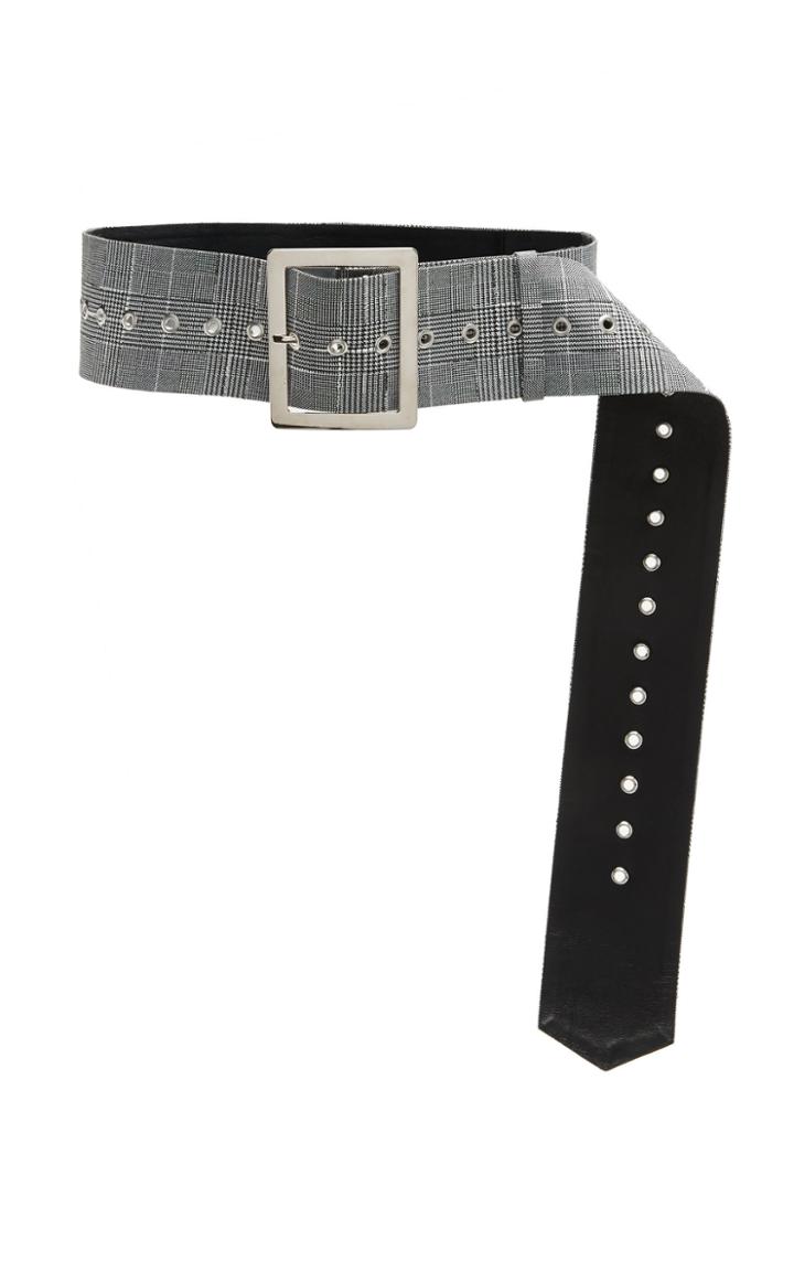 16arlington Checked Leather Belt