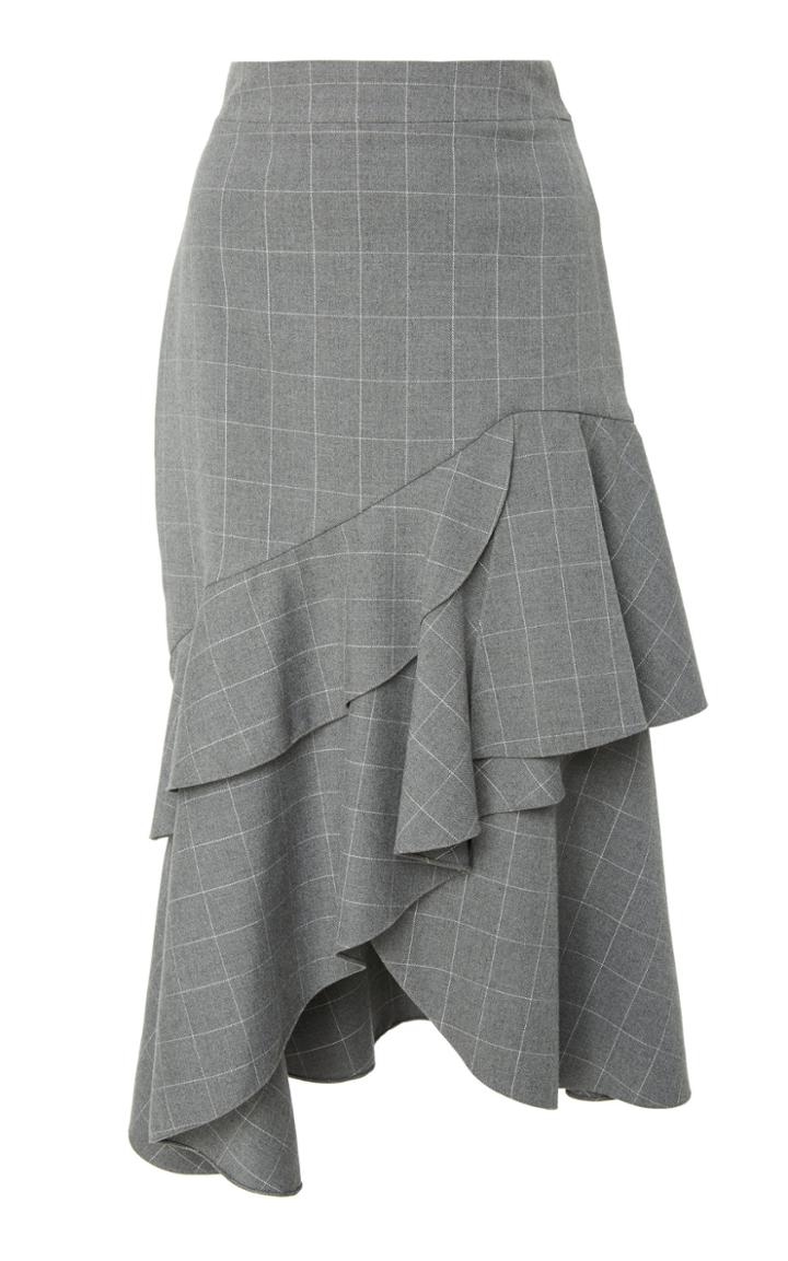 Patbo Ruffle Midi Skirt