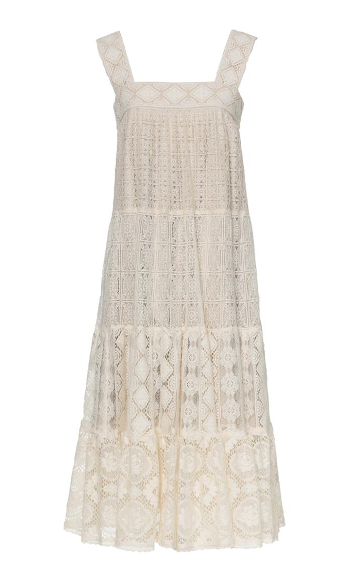 Lena Hoschek Hippie Lace Ruffle Dress