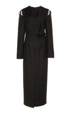 Matriel Cut Outs Wool Dress