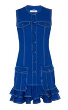 Givenchy Sleeveless Multipockets Mini Dress