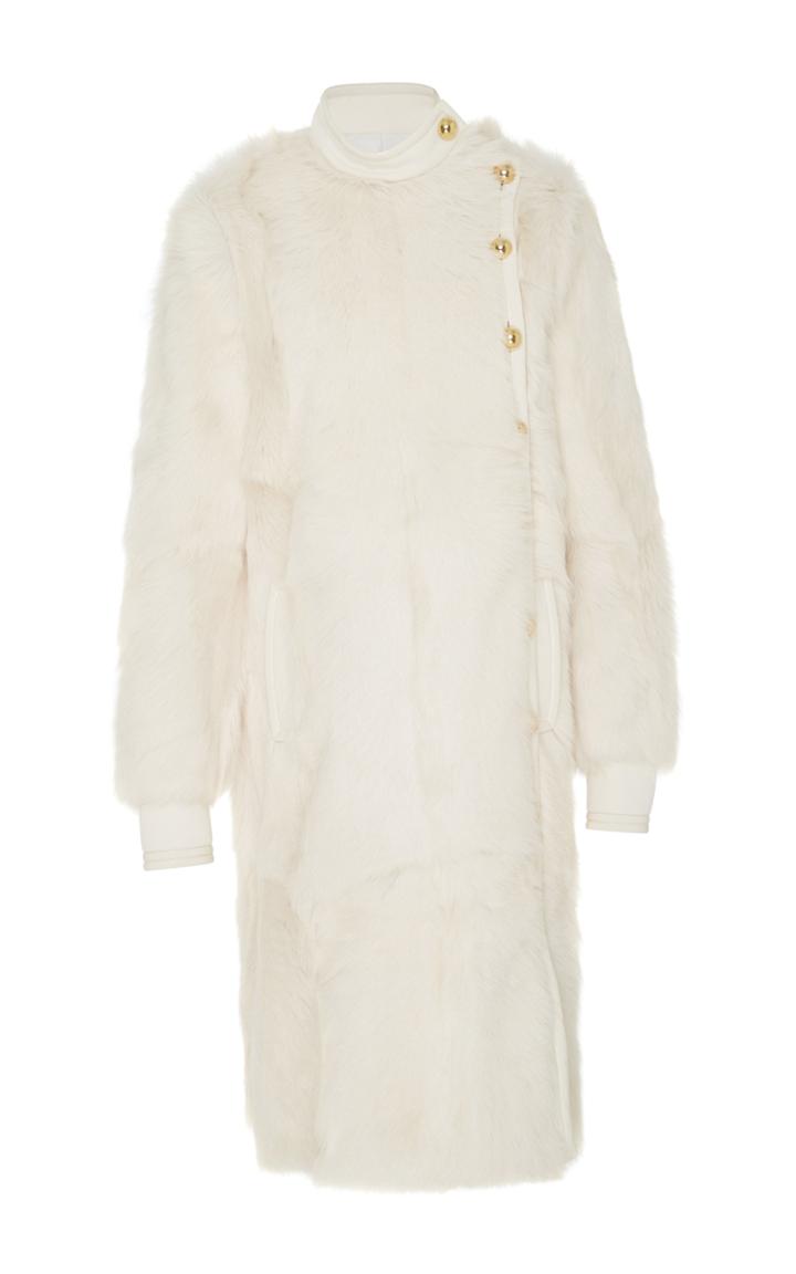 Tory Burch Mariana Goat Fur Jacket