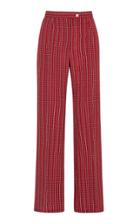 Moda Operandi Giuliva Heritage The Laura Printed Silk Crepe De Chine Wide-leg Trouse