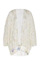 Moda Operandi Rodarte Sequin-detailed Metallic Pliss Cape Size: Xs/s