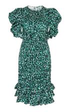 Moda Operandi Michael Kors Collection Ruched Satin Dress Size: 0
