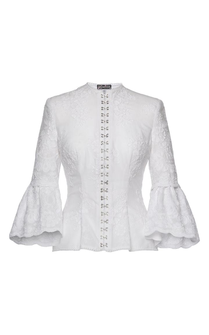 Lena Hoschek Innocence Cotton Button Up Blouse