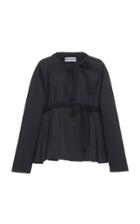 Moda Operandi Molly Goddard Ralph Tie-front Poplin Jacket Size: 6