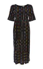 Suno Multicolor Beaded Striped Dress