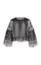 Moda Operandi Paco Rabanne Lace Button Front Top