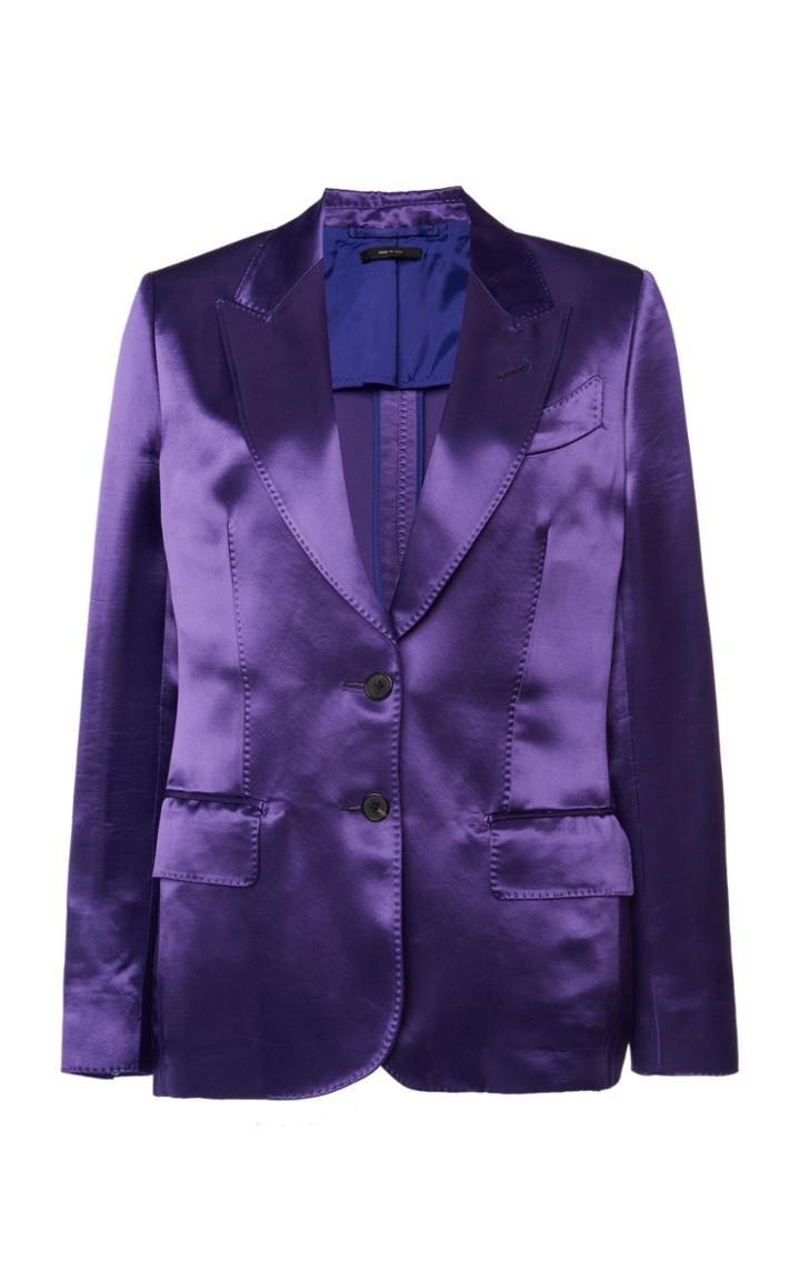 Moda Operandi Tom Ford Deconstructed Satin Blazer