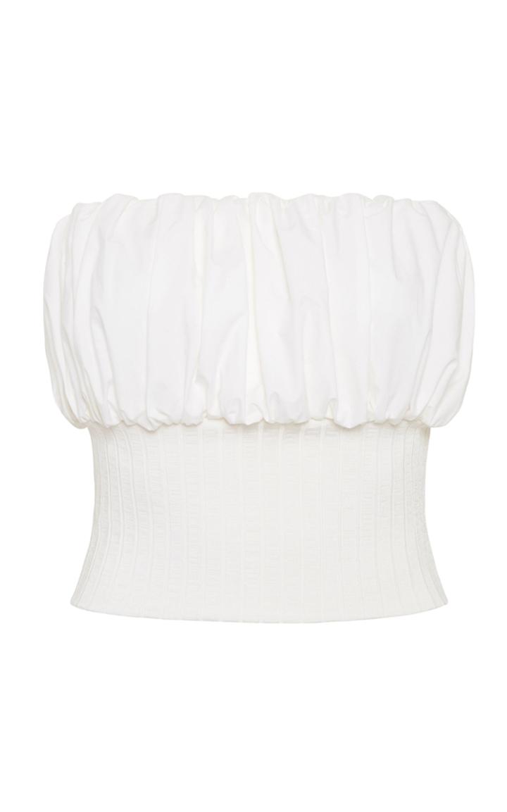 Moda Operandi Esse Studios Cotton Rib Strapless Top