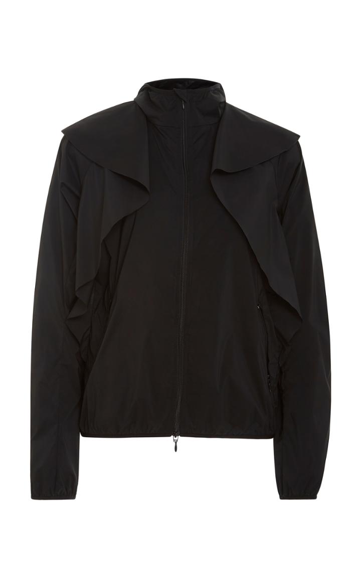 Red Valentino Ruffle Bomber Jacket