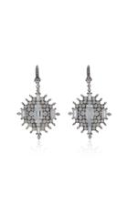 Nam Cho 18k White Gold Sapphire, Diamond And Aquamarine Earrings