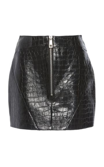 Common Leisure Riders Leather Mini Skirt