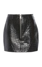 Common Leisure Riders Leather Mini Skirt