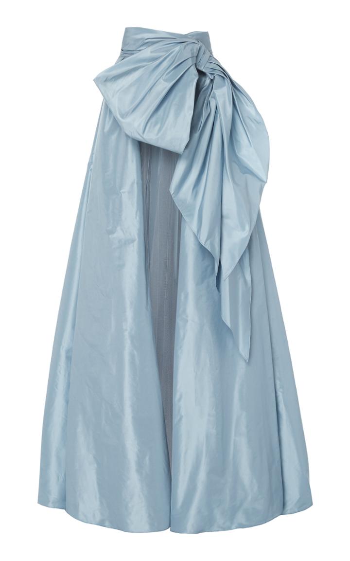 Marchesa Silk Taffeta A-line Ballgown Overskirt