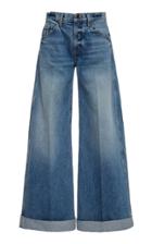 Khaite Noelle Mid-rise Wide-leg Jeans Size: 24
