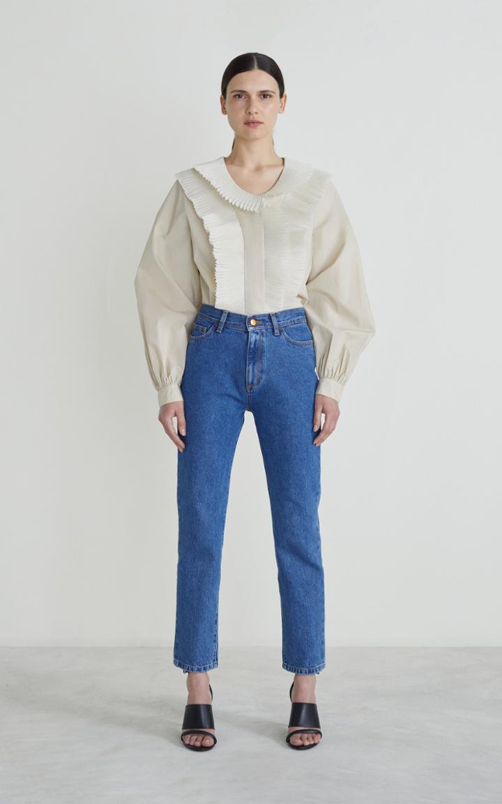 Rodebjer Susan Rigid High-rise Straight-leg Jeans