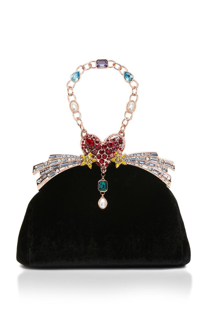 Ming Ray Celeste Clutch In Velvet