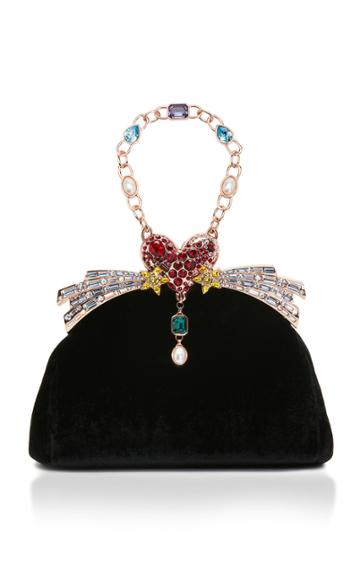 Ming Ray Celeste Clutch In Velvet