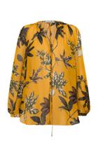 Dorothee Schumacher Floral-print Crepe De Chine Top