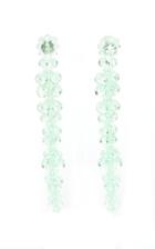 Moda Operandi Simone Rocha Long Cluster Drip Crystal Earrings